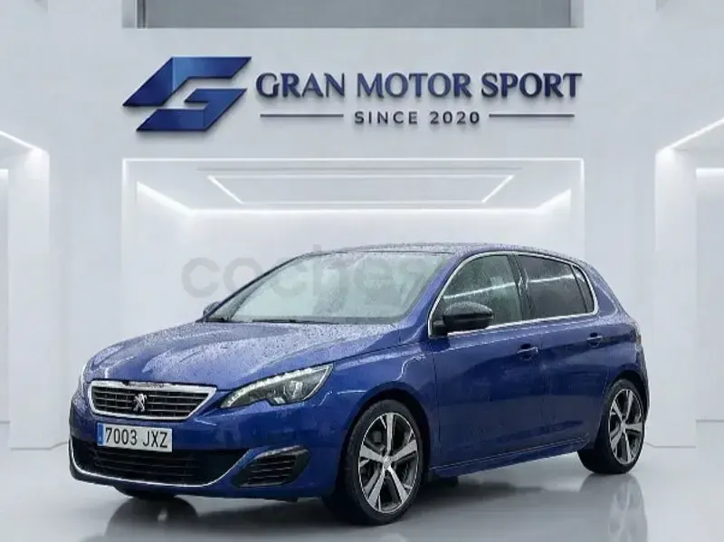Usado Peugeot 308 GT 180 CV (132 kW) 2017 Azul Berlina