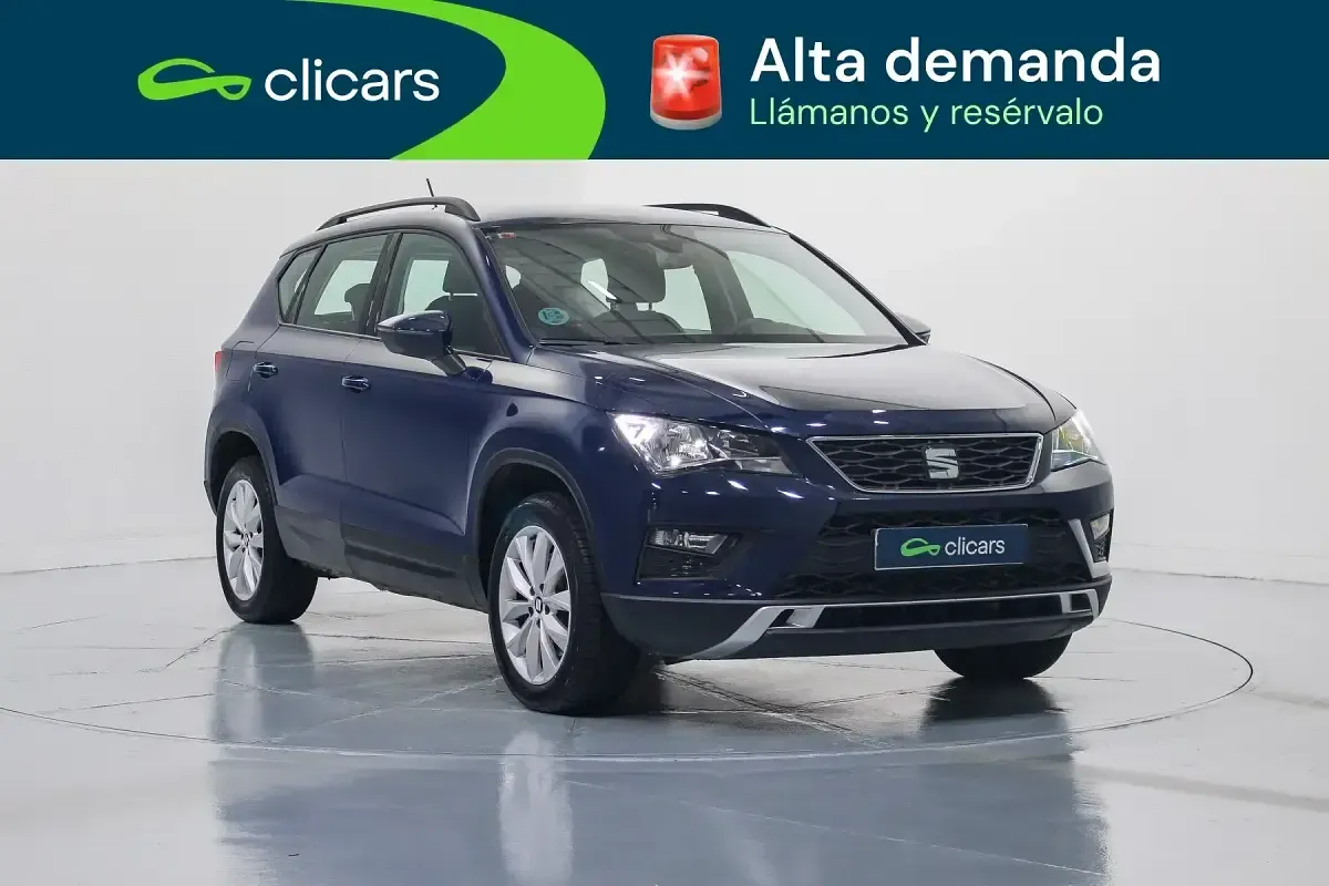 Usado Seat Ateca Ecomotive 115 CV (84 kW) 2017 Azul SUV
