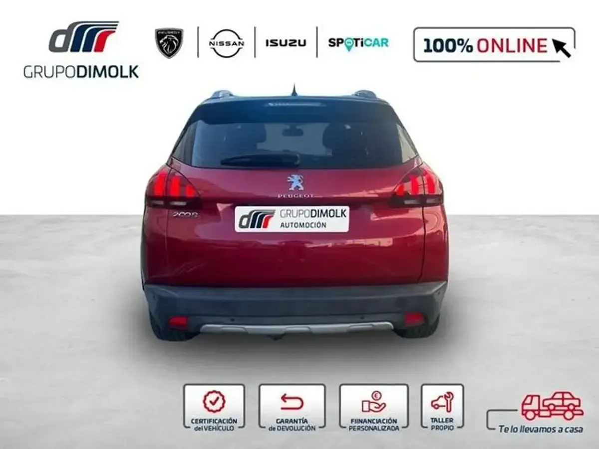 Usado Peugeot 2008 Allure 110 CV (80 kW) 2018 Gris SUV