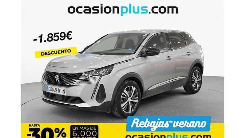 Gris Usado 2023 Peugeot 3008 Allure Monovolumen | 17.910 € (Buen precio) - Imagen 1/4