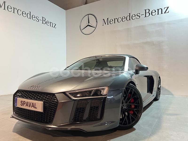 Gris / plata Usado 2018 Audi R8 Spyder Descapotable | 119.990 € - Imagen 1/4