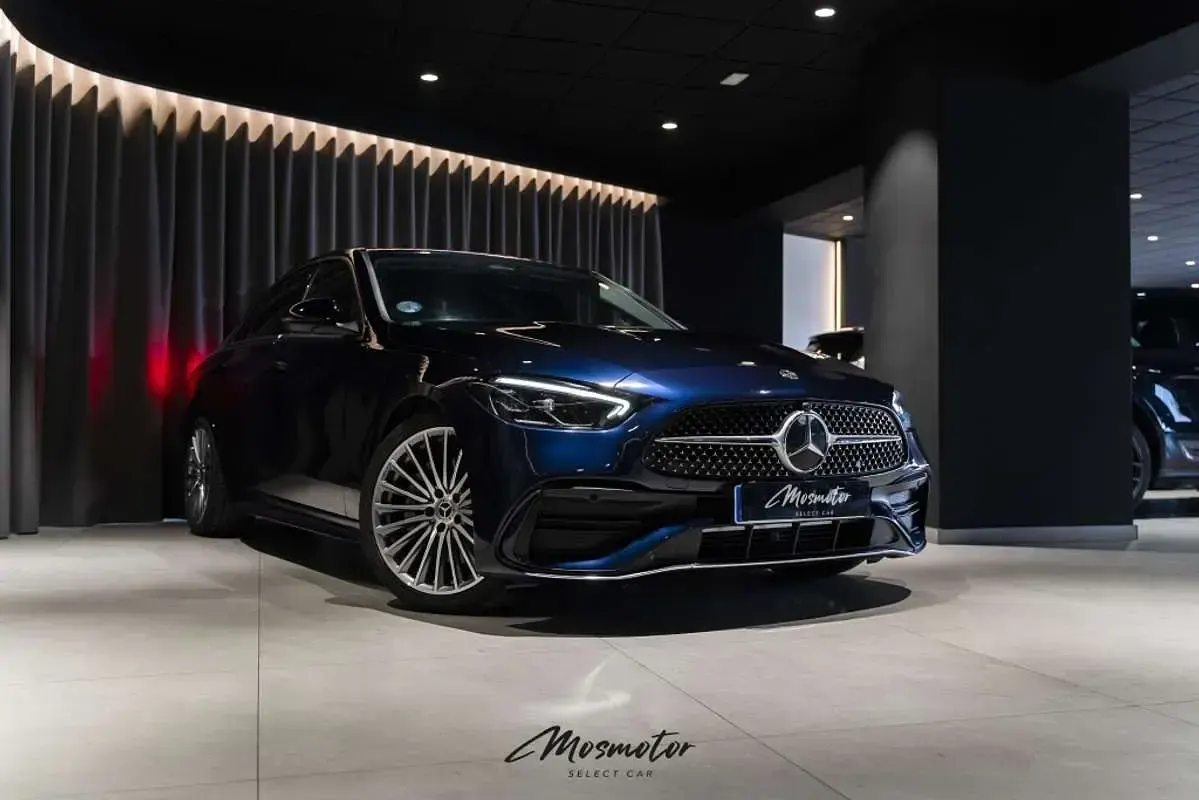 Usado Mercedes C220 200 CV (147 kW) 2022 Azul Berlina