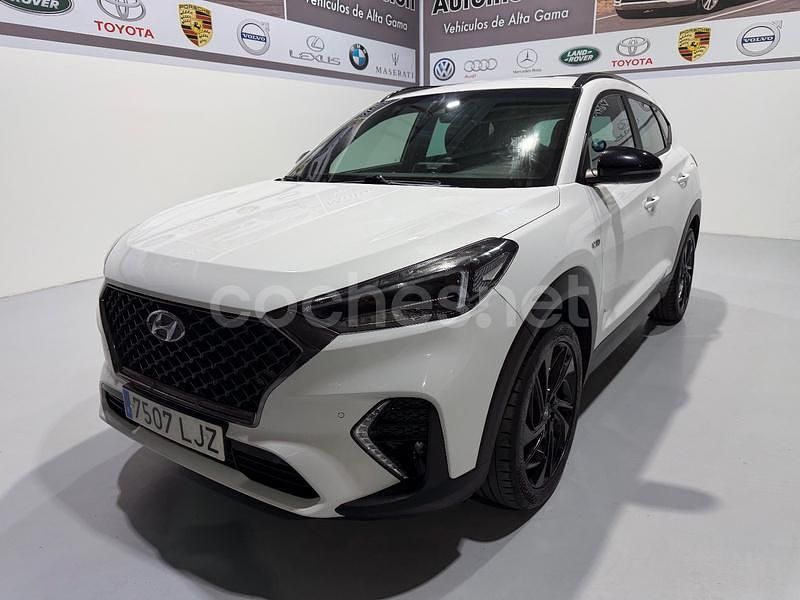 Usado Hyundai Tucson N Line 136 CV (100 kW) 2020 Blanco SUV
