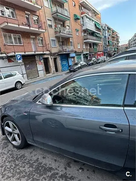 Usado Audi A5 190 CV (139 kW) 2008 Gris / plata Coupe