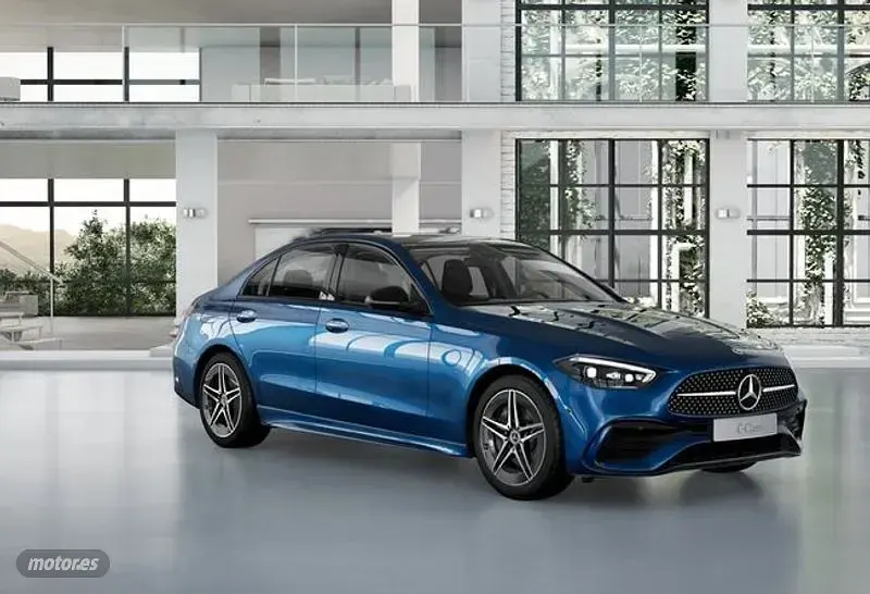 Usado Mercedes C220 199 CV (146 kW) 2022 Azul Berlina