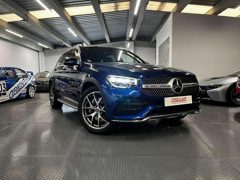 Usado Mercedes GLC200 197 CV (144 kW) 2020 Azul SUV