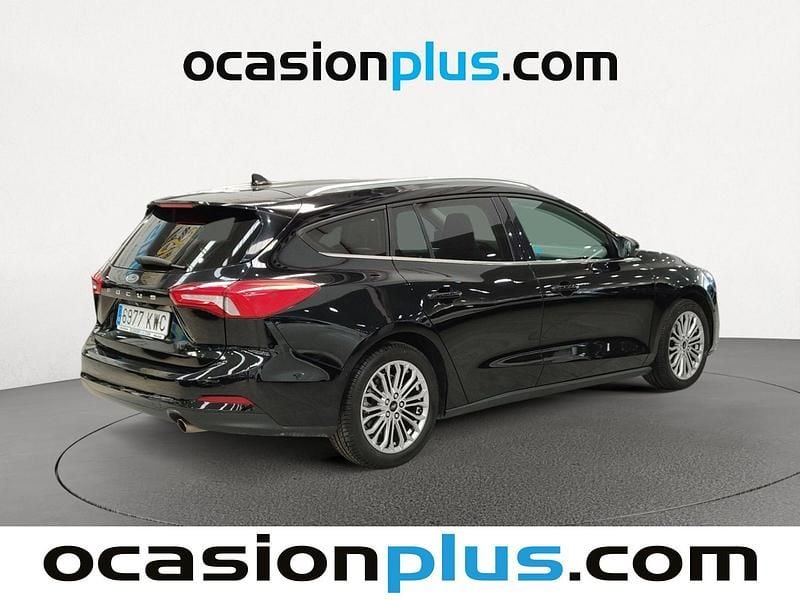 Usado Ford Focus Titanium 125 CV (91 kW) 2019 Negro Monovolumen