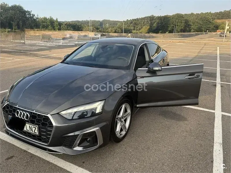 Usado Audi A5 Sportback S-Line 163 CV (119 kW) 2021 Gris / plata Utilitario