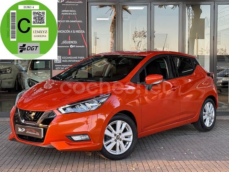 Naranja Usado 2021 Nissan Micra Berlina | 11.990 € (Buen precio) - Imagen 1/4