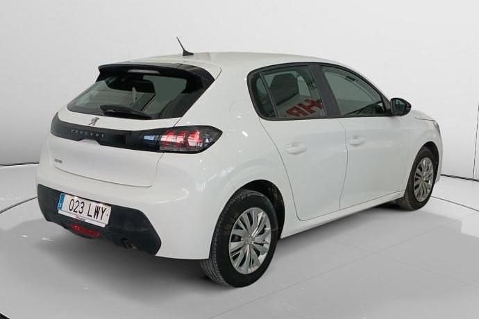 Usado Peugeot 208 Active 103 CV (75 kW) 2022 Blanco Utilitario