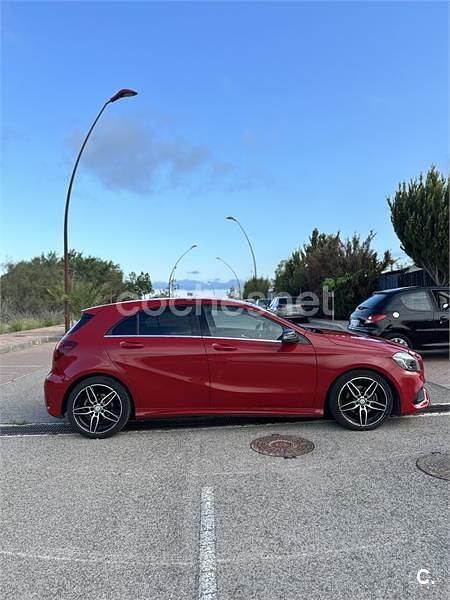 Usado Mercedes A200 AMG line 136 CV (100 kW) 2017 Rojo Berlina