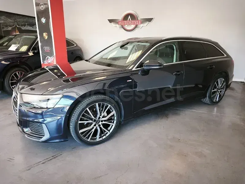 Usado Audi A6 S-Line 204 CV (150 kW) 2023 Azul Familiar