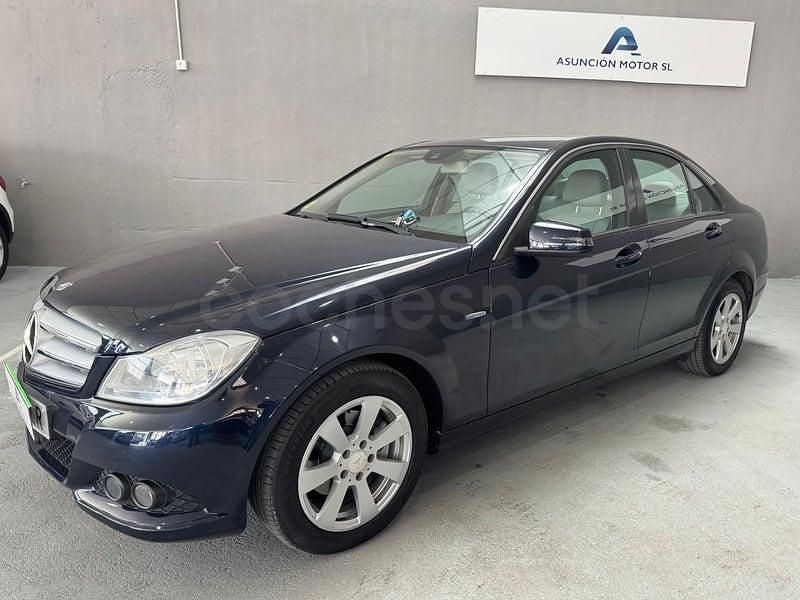 Usado Mercedes C220 Avantgarde 170 CV (125 kW) 2012 Azul Berlina