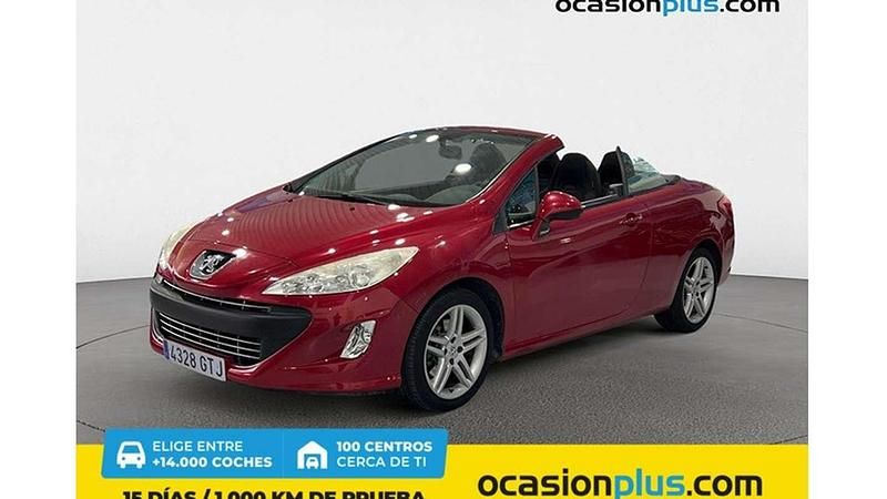 Rojo Usado 2010 Peugeot 308 CC Sport Descapotable | 8200 € (Precio justo) - Imagen 1/4