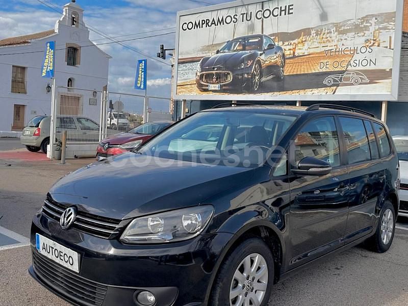 Negro Usado 2012 VW Touran Advance Monovolumen | 9990 € (Precio justo) - Imagen 1/4