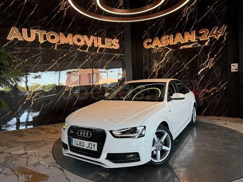 Begagnad Audi A4 S-Line 150 HK (110 kW) 2015 Vit Sedan