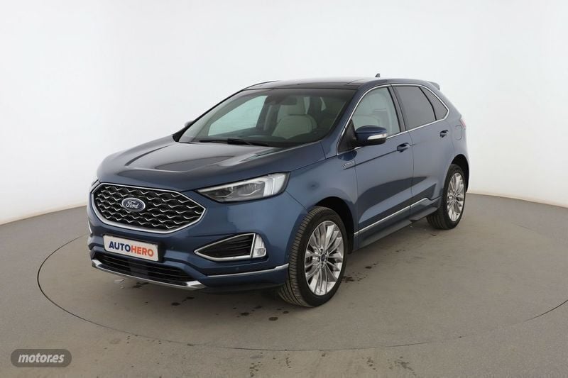 Azul Usado 2019 Ford Edge Vignale SUV | 25.999 € (Precio justo) - Imagen 1/3