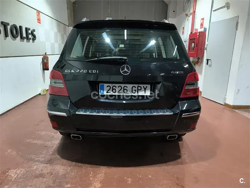 Usado Mercedes GLK220 170 CV (125 kW) 2009 Negro SUV