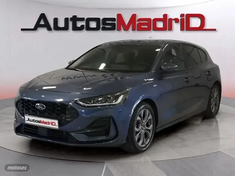 Usado Ford Focus ST-Line 125 CV (91 kW) 2022 Azul Berlina