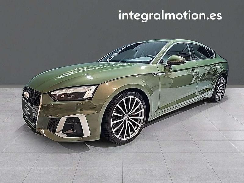 Verde Usado 2020 Audi A5 Sportback S-Line Berlina | 39.900 € (Caro) - Imagen 1/4