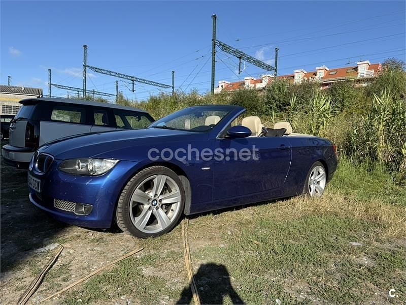 Azul Usado 2008 BMW 335 Cabriolet Sport Line Descapotable | 17.290 € (Buen precio) - Imagen 1/4