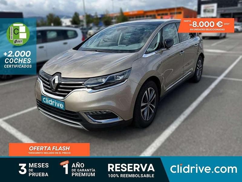 Beige Usado 2019 Renault Espace LIMITED Monovolumen | 20.790 € (Precio justo) - Imagen 1/3