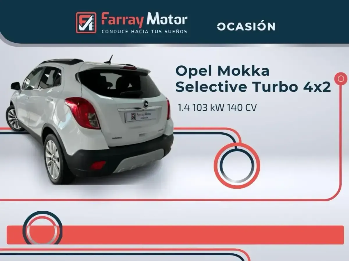 Usado Opel Mokka X Selective 140 CV (102 kW) 2016 Blanco SUV