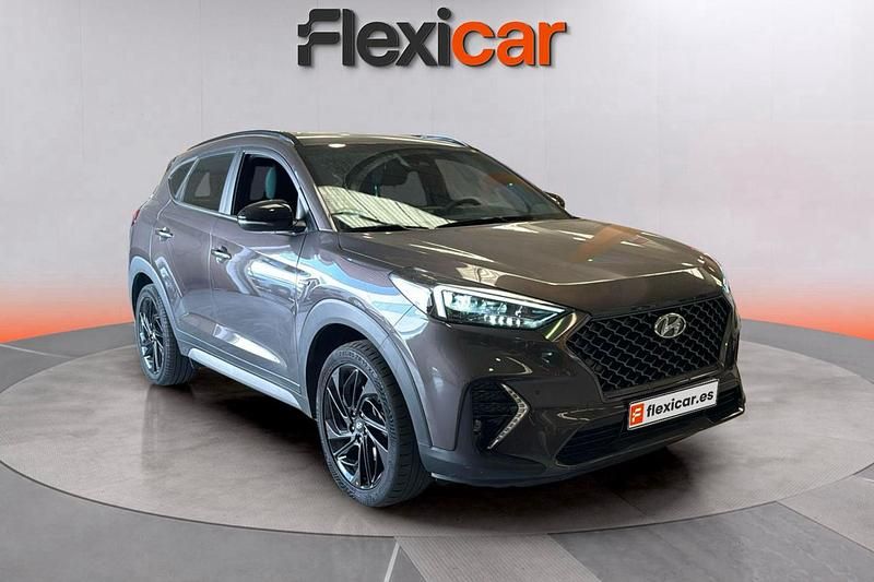 Gris Usado 2019 Hyundai Tucson N Line SUV | 18.290 € (Precio justo) - Imagen 1/4