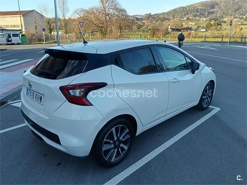 Usado Nissan Micra N-Connecta 90 CV (66 kW) 2018 Blanco Berlina