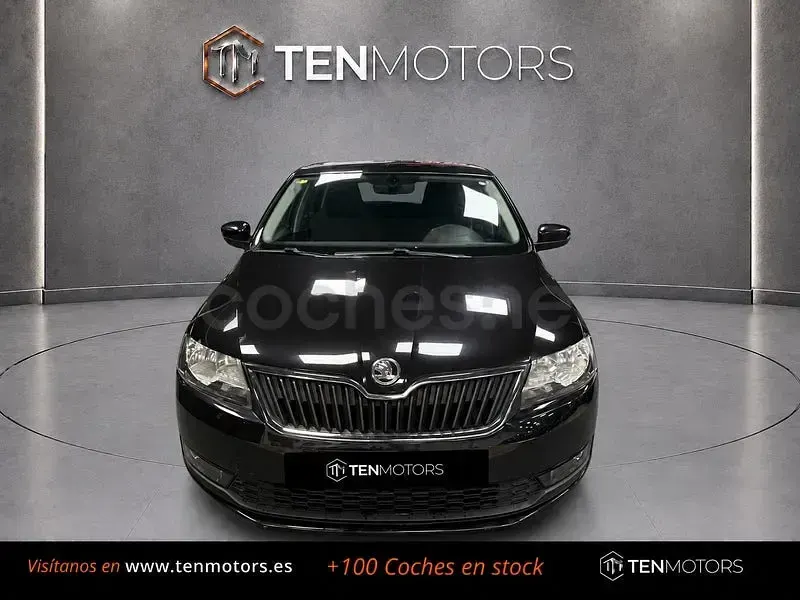 Usado Skoda Rapid Ambition 90 CV (66 kW) 2018 Negro Utilitario