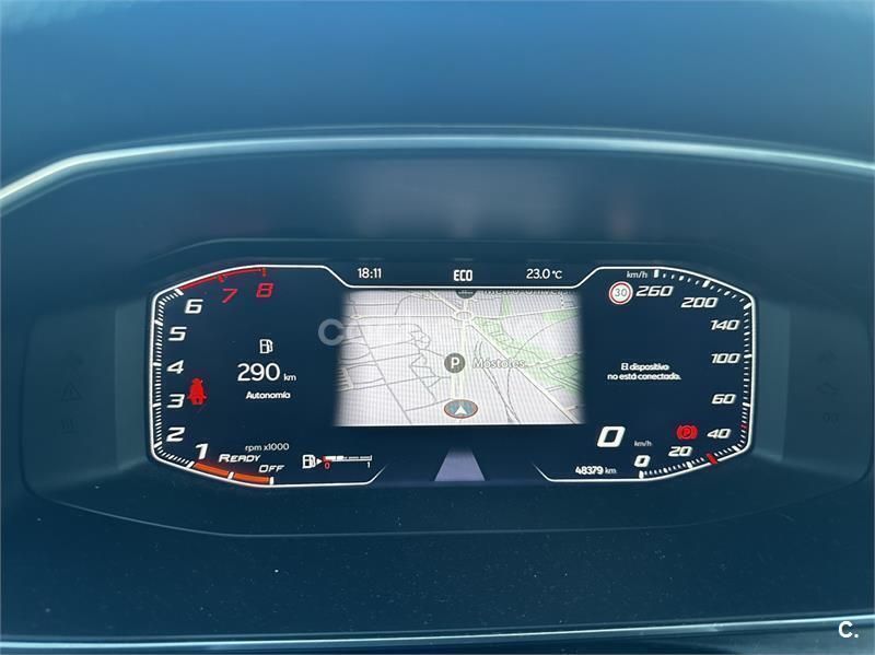 Usado Seat Leon FR 150 CV (110 kW) 2021 Gris / plata Berlina