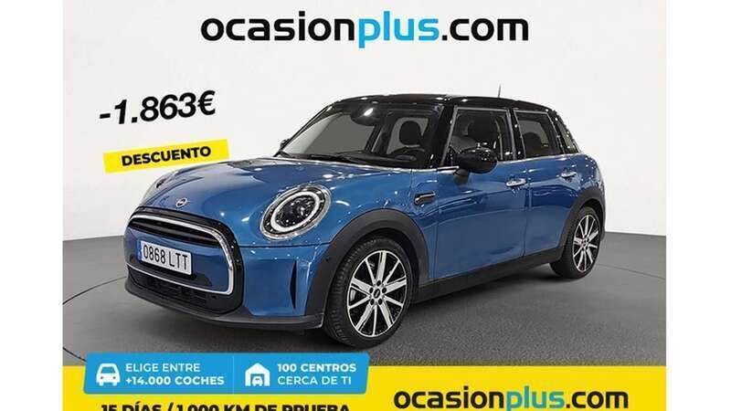 Azul Usado 2021 Mini Cooper Utilitario | 18.637 € (Super precio) - Imagen 1/4