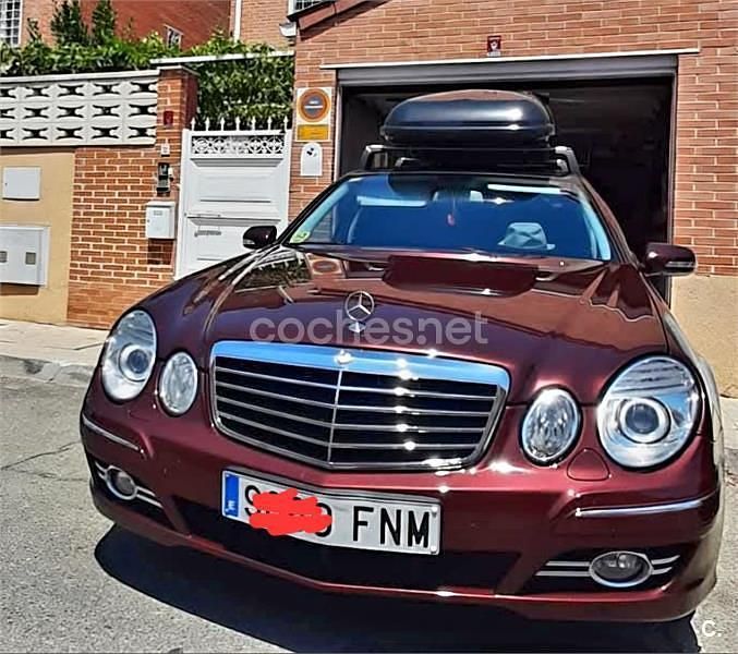 Usado Mercedes E280 Avantgarde 190 CV (139 kW) 2007 Granate Berlina