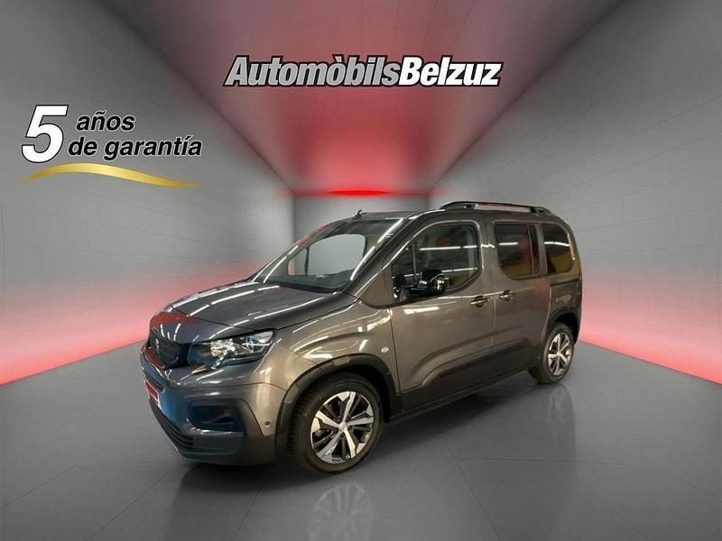 Gris Usado 2022 Peugeot Rifter GT Monovolumen | 20.490 € (Precio justo) - Imagen 1/4