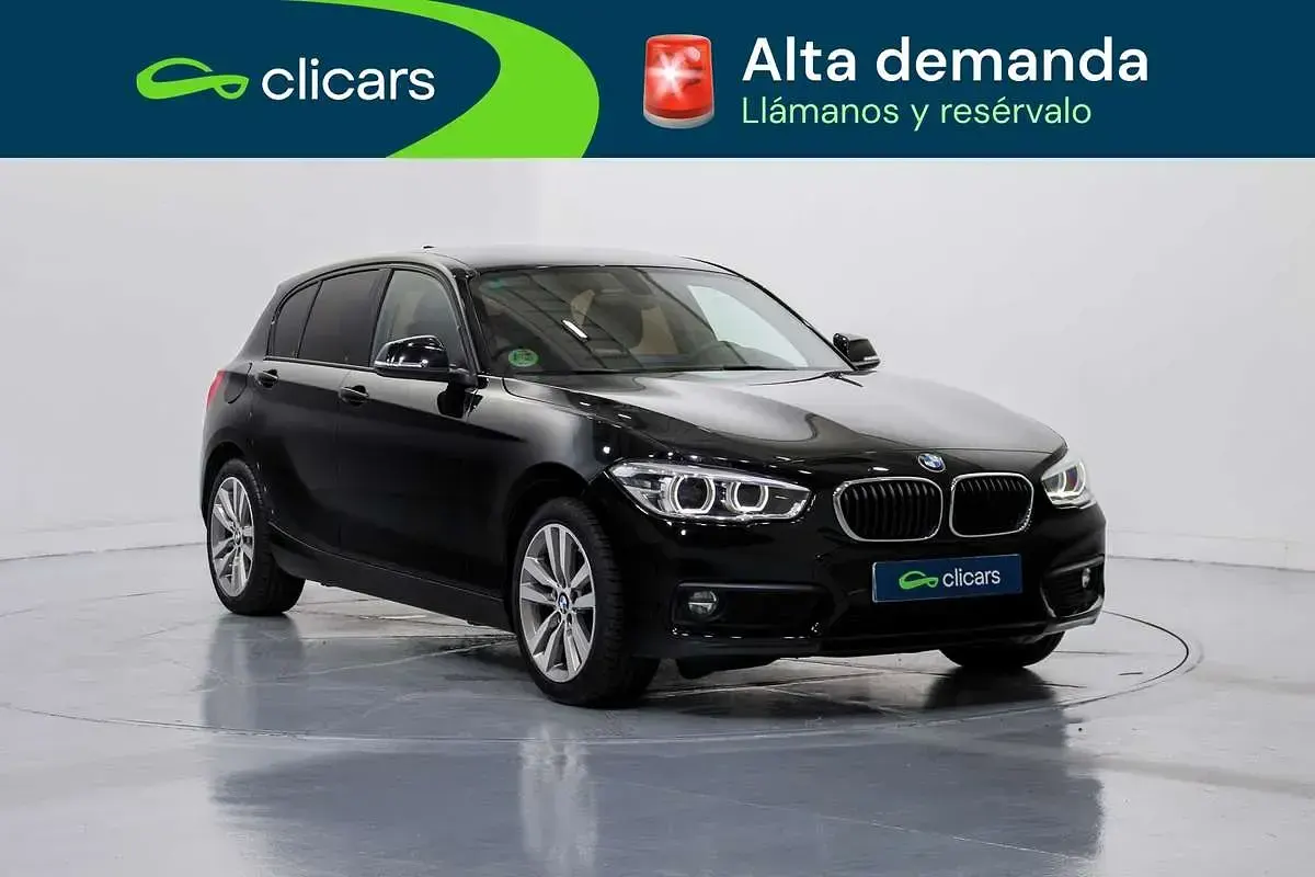 Usado BMW 116 109 CV (80 kW) 2018 Negro Utilitario
