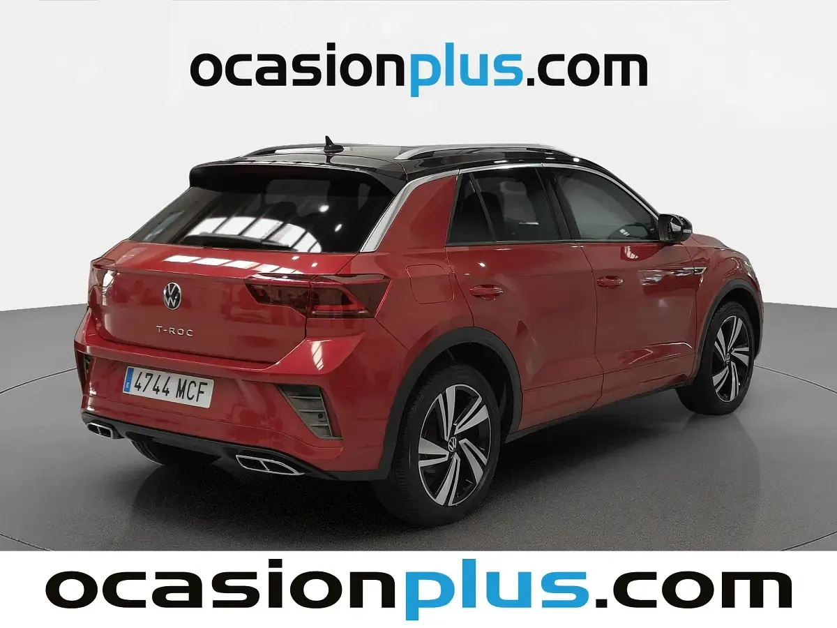 Usado VW T-Roc R-line 150 CV (110 kW) 2022 Rojo SUV