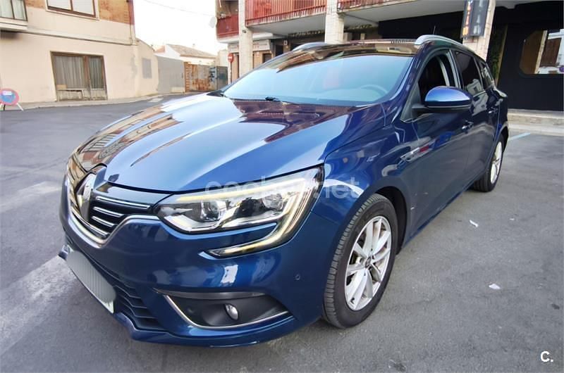 Azul Usado 2018 Renault Mégane GrandTour Bose Edition Familiar | 8550 € (Buen precio) - Imagen 1/4