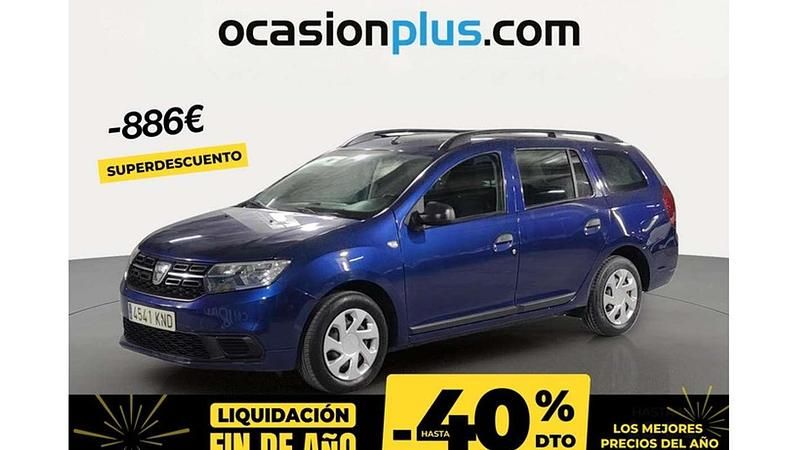 Azul Usado 2018 Dacia Logan Ambiance Utilitario | 8864 € (Precio justo) - Imagen 1/4