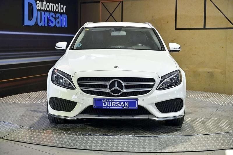 Usado Mercedes C220 Elegance 170 CV (125 kW) 2018 Blanco Familiar