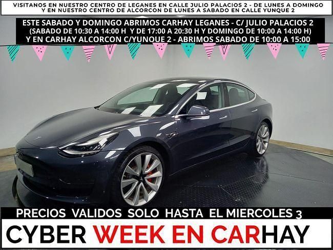 Gris Usado 2019 Tesla Model 3 Performance Berlina | 25.890 € (Precio justo) - Imagen 1/4