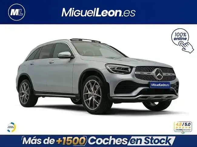 Usado Mercedes GLC300de 306 CV (225 kW) 2022 Gris SUV