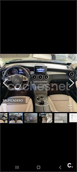 Usado Mercedes C220 170 CV (125 kW) 2018 Azul Berlina