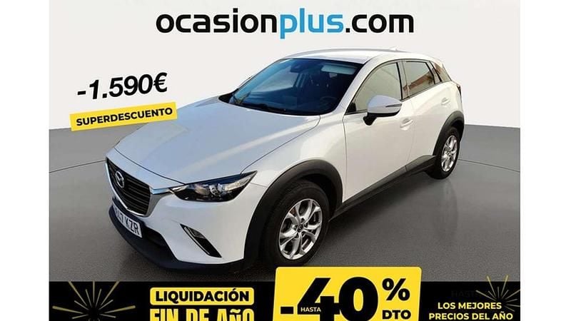 Blanco Usado 2019 Mazda CX-3 SUV | 14.537 € (Buen precio) - Imagen 1/4