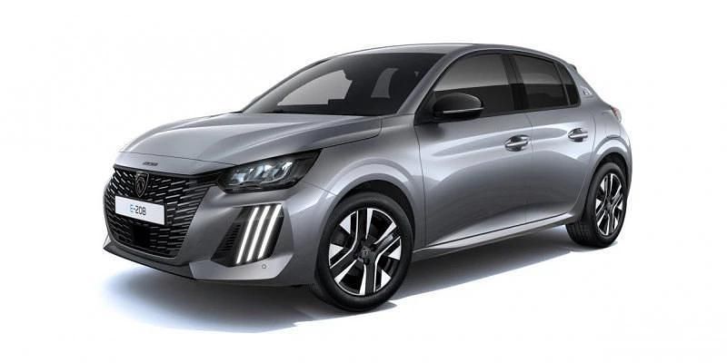 Nuevo Peugeot e-208 Allure 100 kW (136 CV) 2025 Gris claro Utilitario