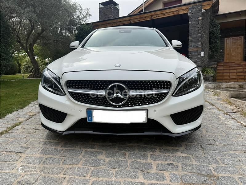 Usado Mercedes C300 AMG line 245 CV (180 kW) 2017 Blanco Coupe