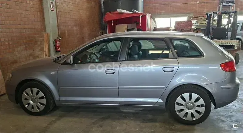 Usado Audi A3 Ambition 115 CV (84 kW) 2004 Gris / plata Utilitario