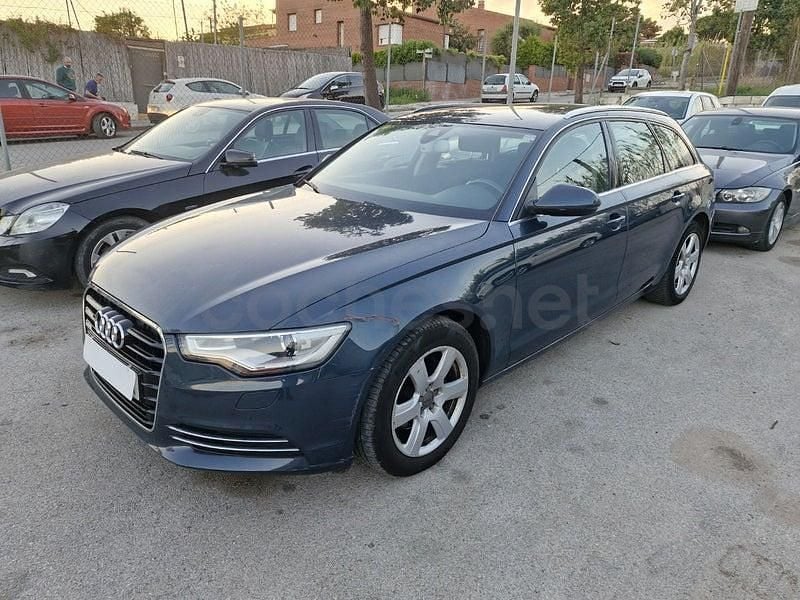 Usado Audi A6 177 CV (130 kW) 2013 Azul Familiar