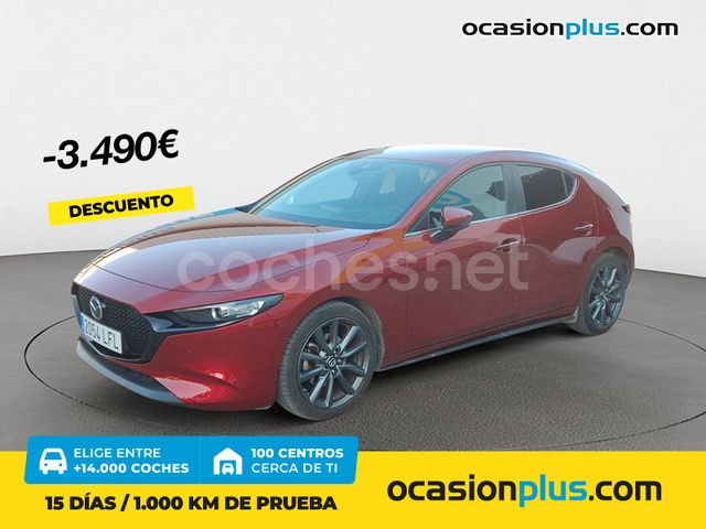Rojo Usado 2020 Mazda 3 Berlina | 21.900 € (Precio justo) - Imagen 1/4