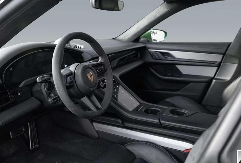 Usado Porsche Taycan Sport Turismo 439 kW (598 CV) 2022 Verde Familiar