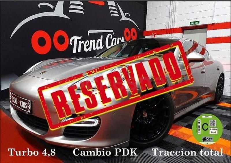Usado Porsche Panamera Turbo 500 CV (367 kW) 2012 Gris Berlina